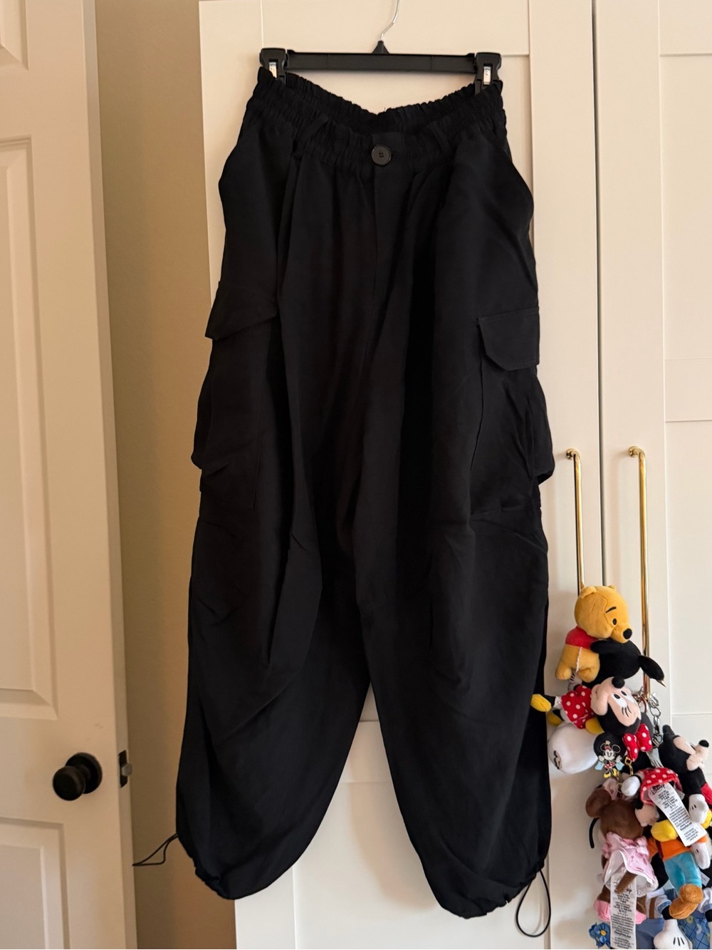 Zara Black Cargo Pants - Size M - L
